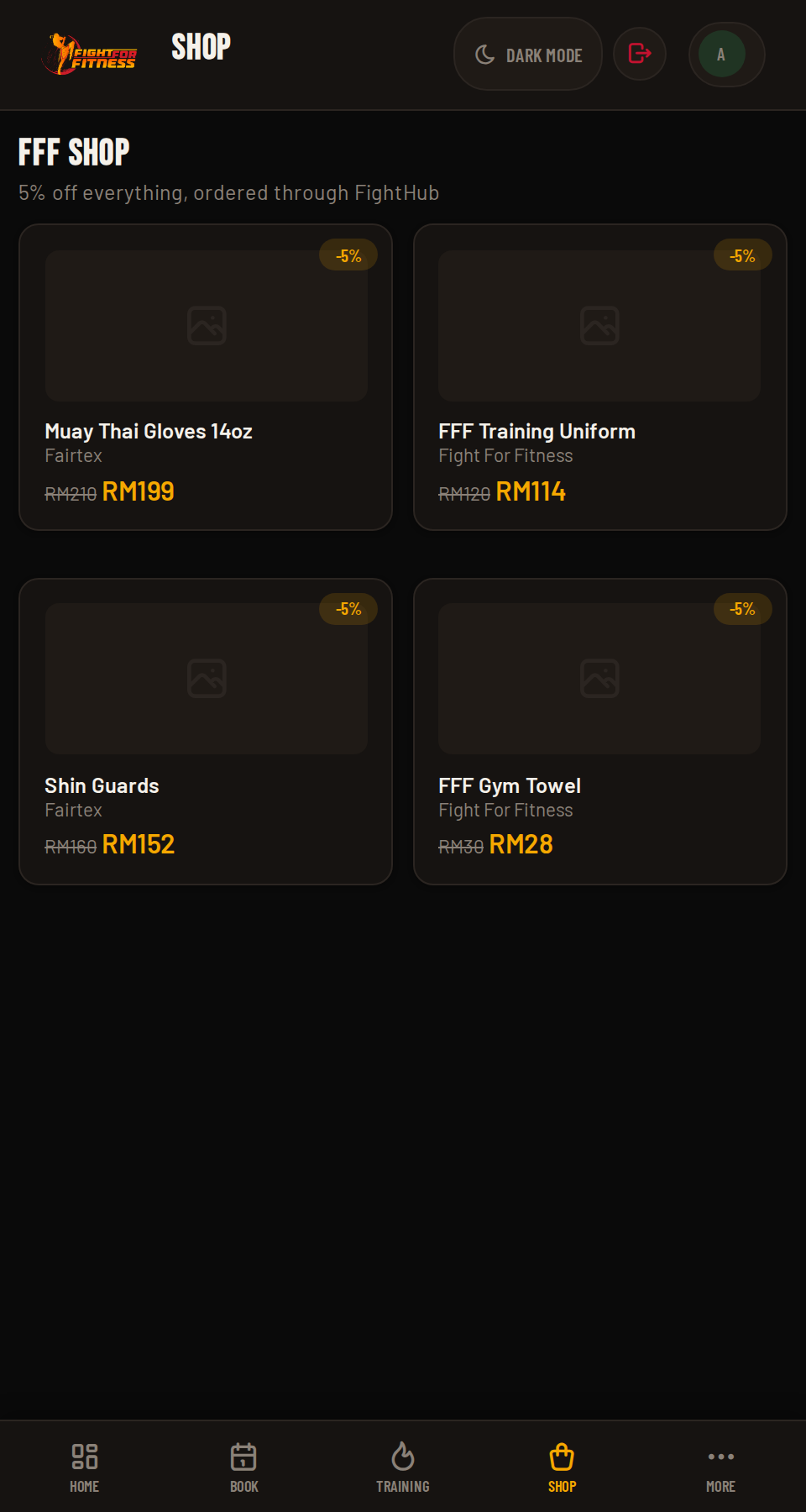 FightHub shop